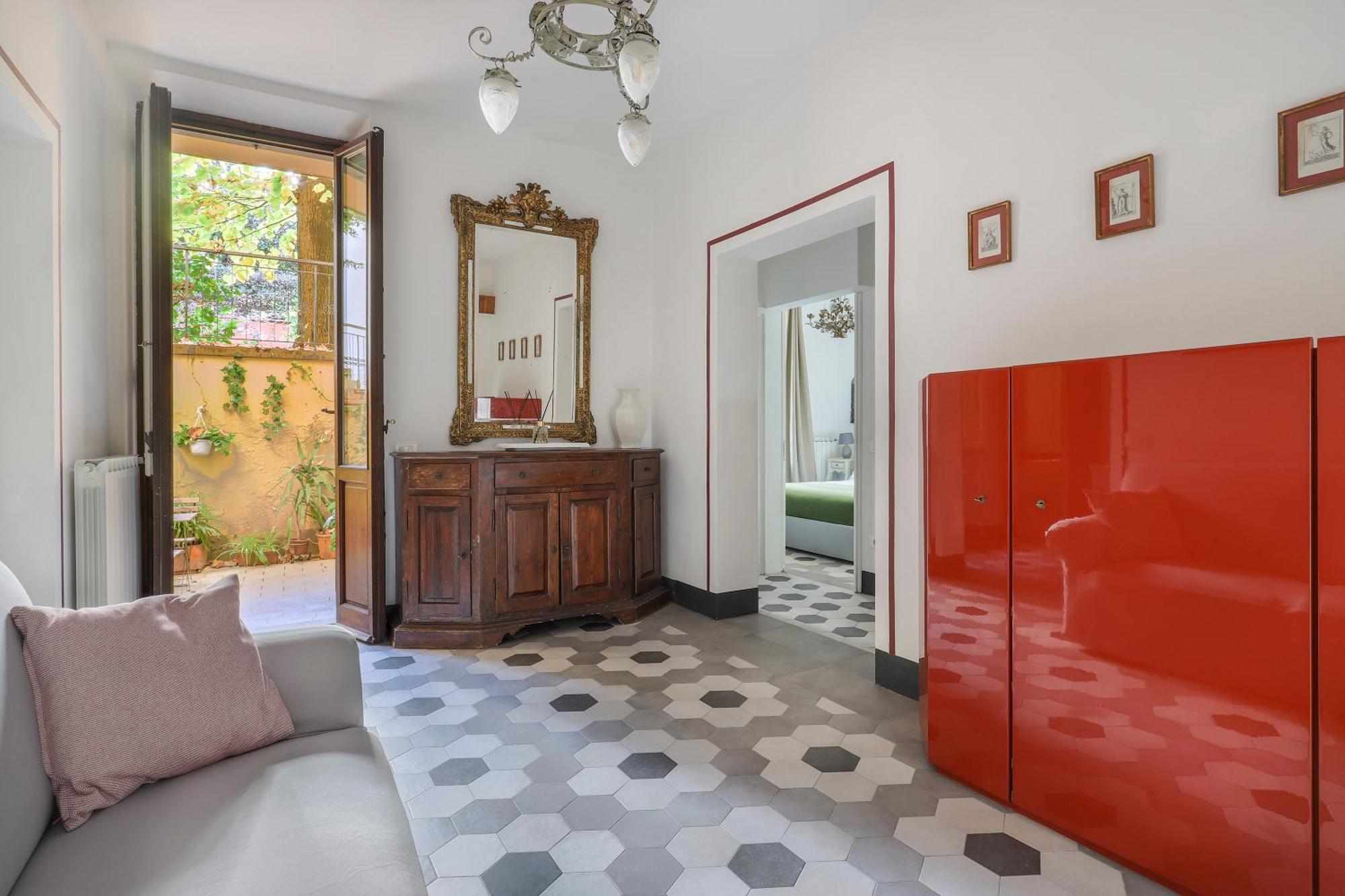 One-Bedroom Apartment With Patio Firenze Eksteriør billede